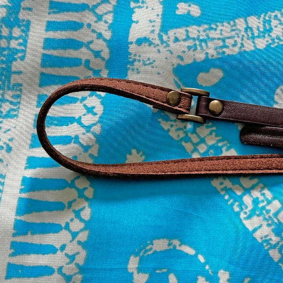 NEW PHOTOS! TUNIC, BELTED, BLUE & WHITE, SIZE 4X, MADE IN CANADA!, PRINTED, BOAT - Picture 9 of 13